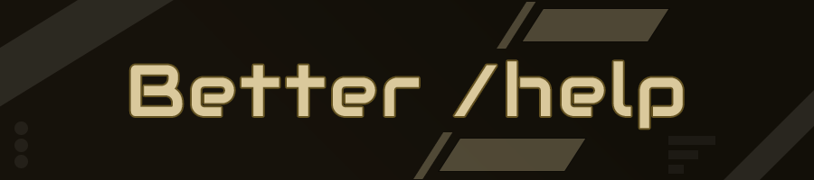 Better /help Header